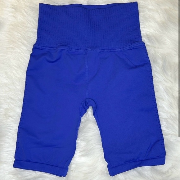 FP Movement Good Karma Blue Biker Shorts - Picture 3 of 4